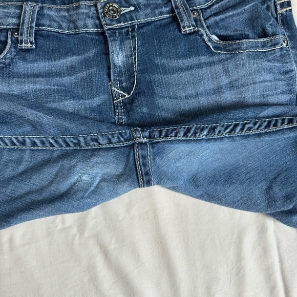 BIG STAR Sweet Boot Ultra Low Rise Bootcut Jeans Medium Wash Size 32R - Picture 4 of 11